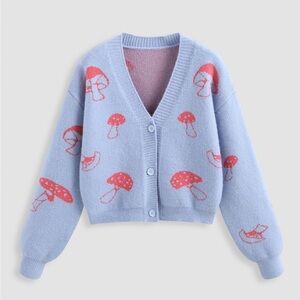 Cider Mushroom Cardigan
